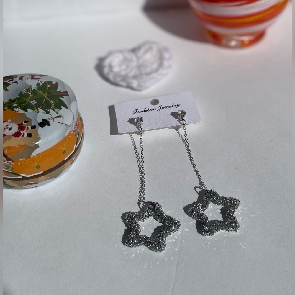 Fashion Jewelry Star Drop Dangle Earrings